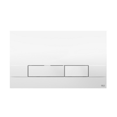 Placca Dual Per Cassetta Oli74 Plus Olipure - Bianca