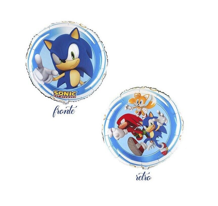 1 Palloncino Mylar 45 cm Sonic