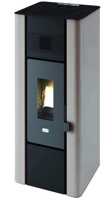 STUFA PUNTO FUOCO PELLET MINNI 6,3 KW (BR) BIANCO