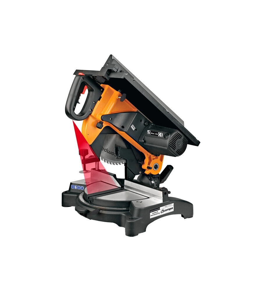 TRONCATRICE PER LEGNO "ORANGE 250" CON PIANO IN ALLUMINIO - COMPA.