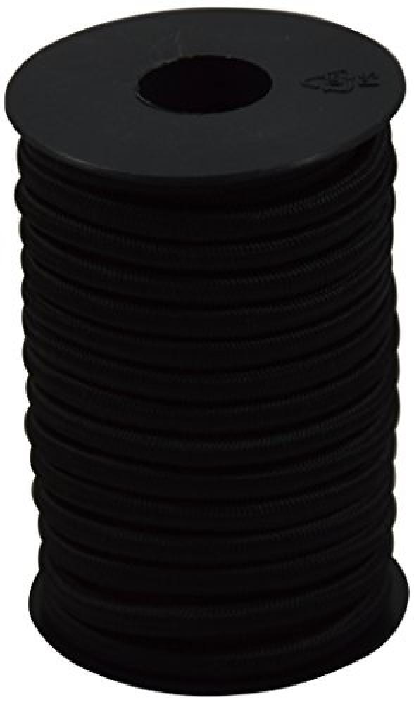Corderie Italiane 6004066 Treccia Elastica, Nero - NUOVO