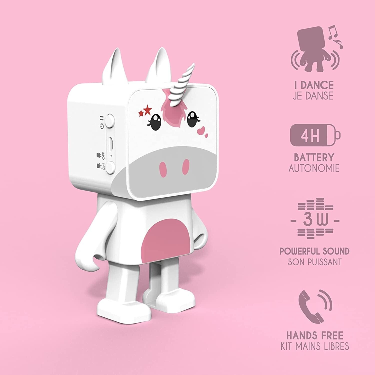 Altoparlante Speaker Bluetooth Dancing Small Unicorn 3w | Mob
