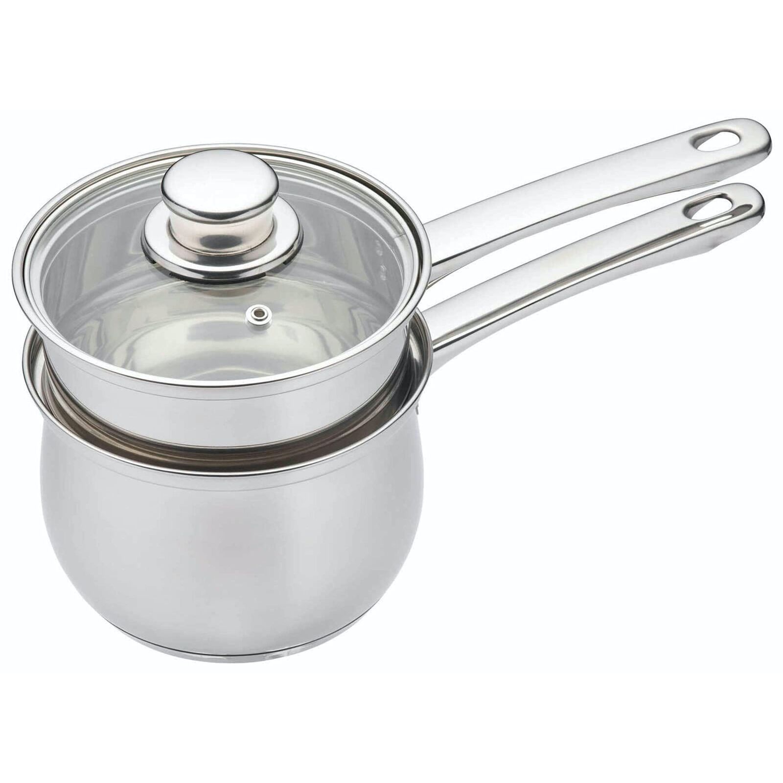 KitchenCraft Induction Bain Marie/Double Boiler Porringer Bagnomaria in Accia...