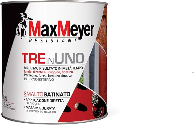 MAX MEYER - SMALTO ANTIRUGGINE 3 IN1 FUMOSATINATO 500ML