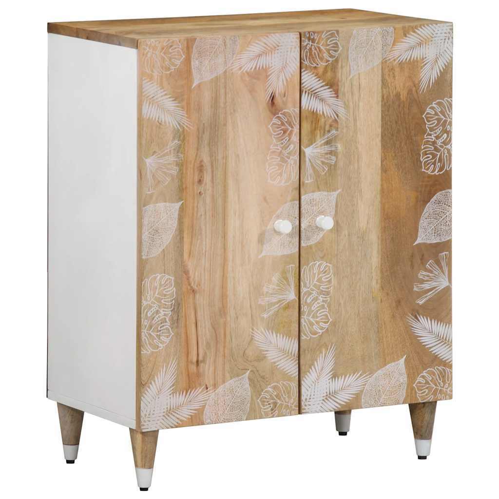 Credenza 60x33,5x75 cm in Legno Massello di Mango credenza legno vidaXL