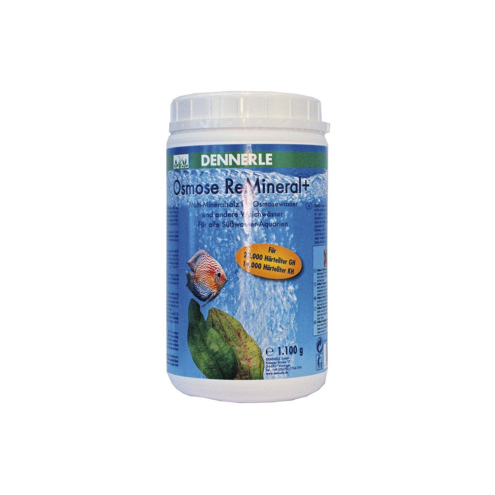Dennerle Osmosi ReMineral+ Sale multi minerale confezione 1100gr acquario