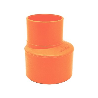 RIDUZIONI IN PVC ROSSO Diam 100 x 50 Tubi Raccordi Pvc Rigido