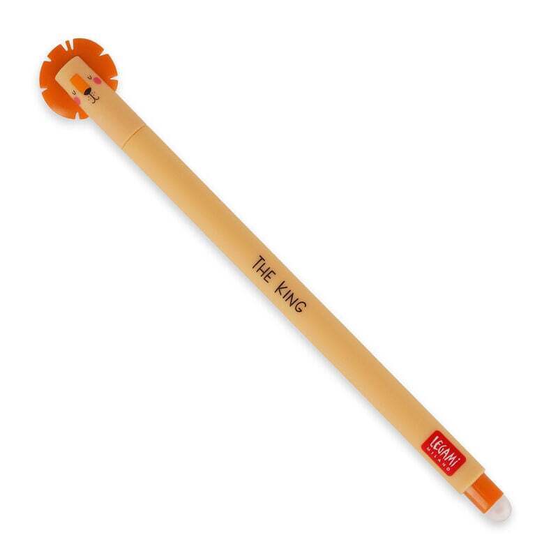 PENNA GEL CANCELLABILE ARANCIONE LION