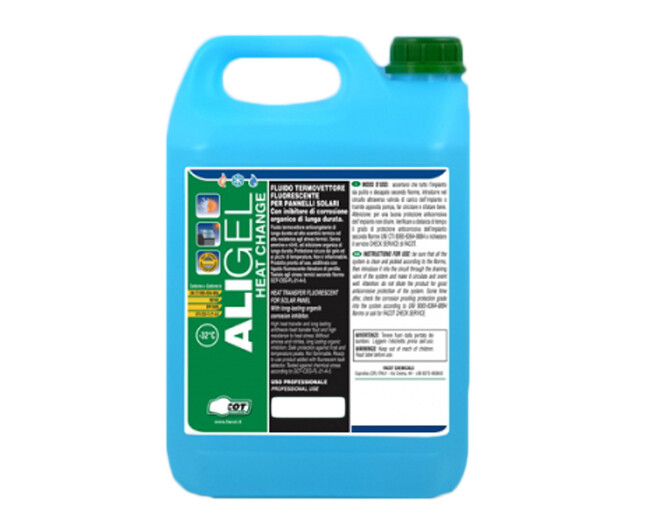 FLUIDO TERMOVETTORE ANTICONGELANTE ALIGEL TANICA DA 5 KG   FACOT CHEMICALS SNC D