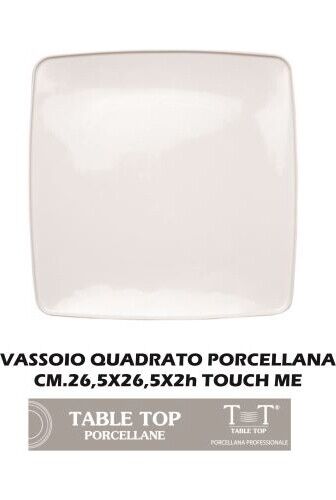 Table Top Vassoio Quadrato cm 26,5x26,5x2 Touch Me TAB1271