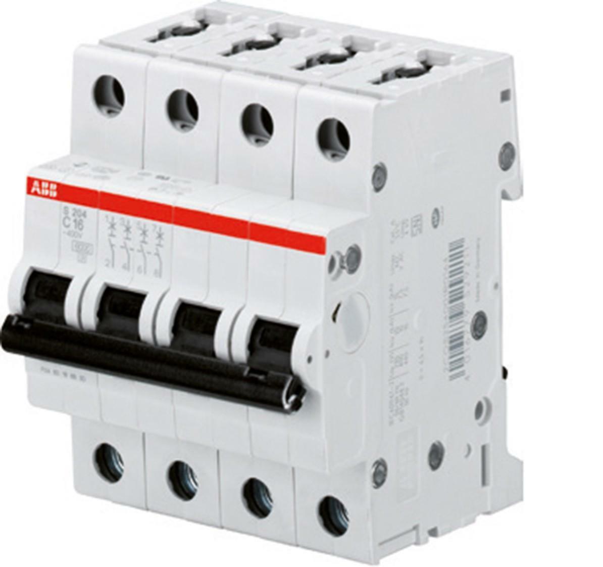 ABB S204/C63 - S204 C63 INTERRUTTORE AUTOMATICO 6KA 4P