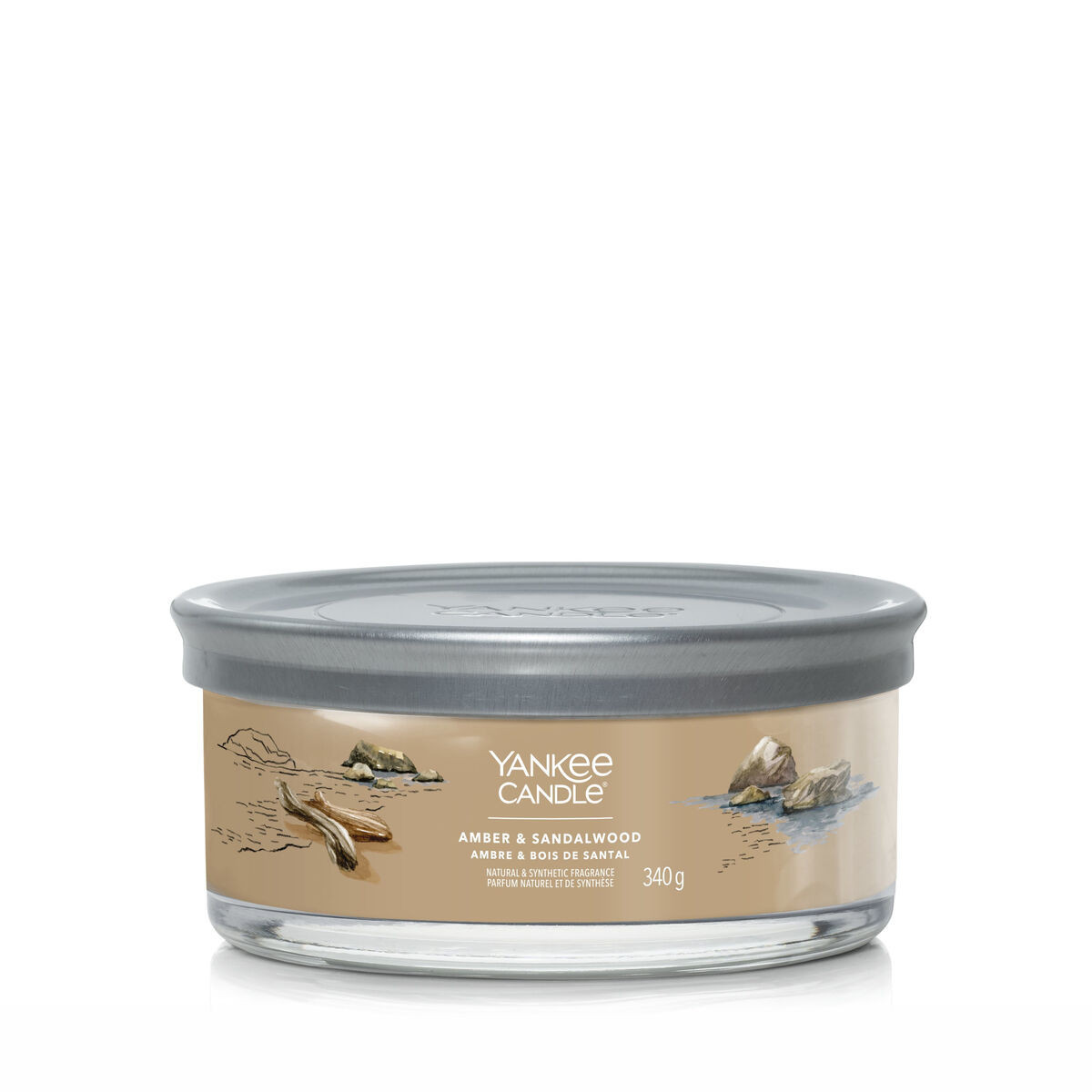 Candela Profumata Yankee Candle Amber & Sandalwood 340 g
