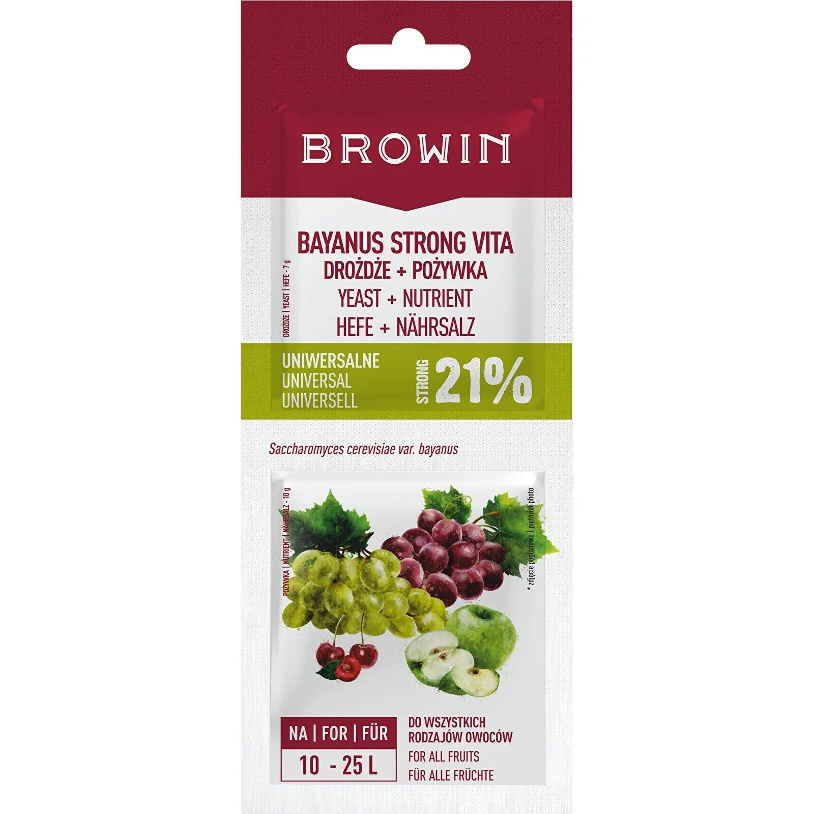 Lievito di Bayanus lievito di vino universale con sale nutritivo per vino 17 g