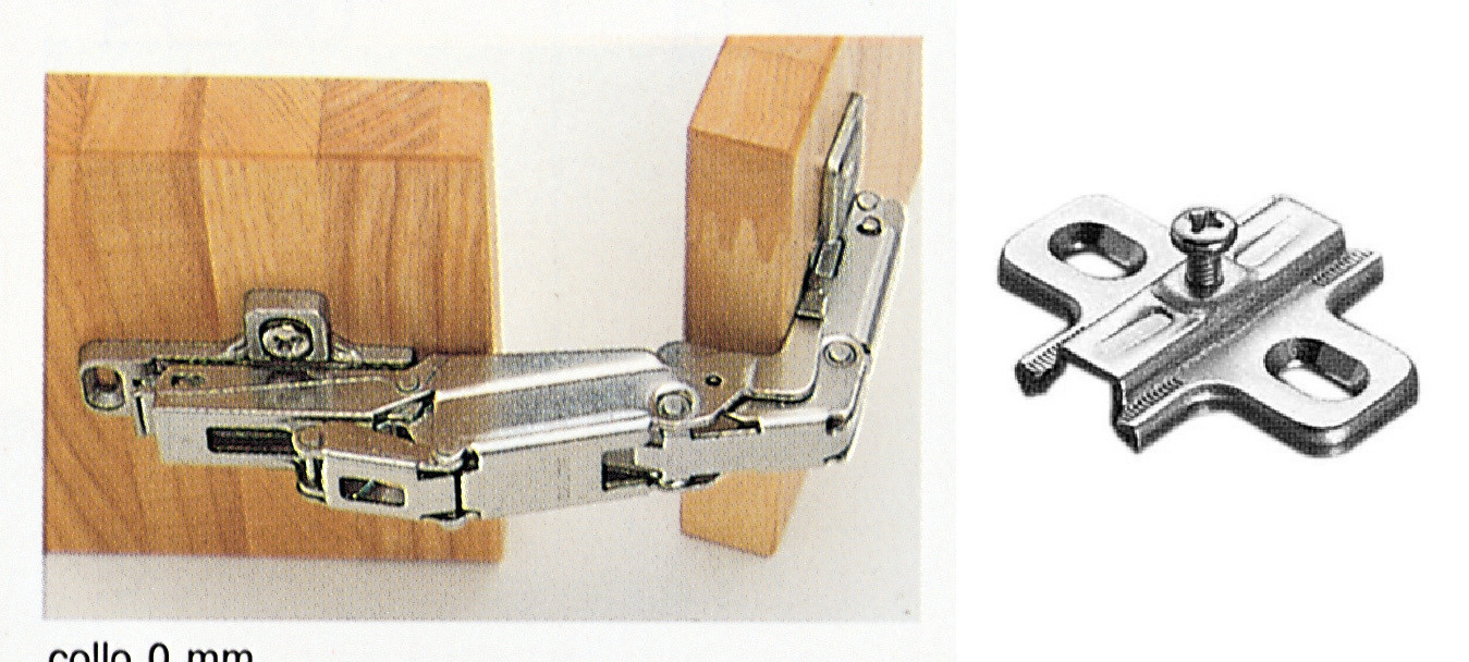 39737 SALICE CERNIERE PER MOBILI CHIUSURA AUTOMATICA C2AF-A99 A 165° BLISTER PZ.