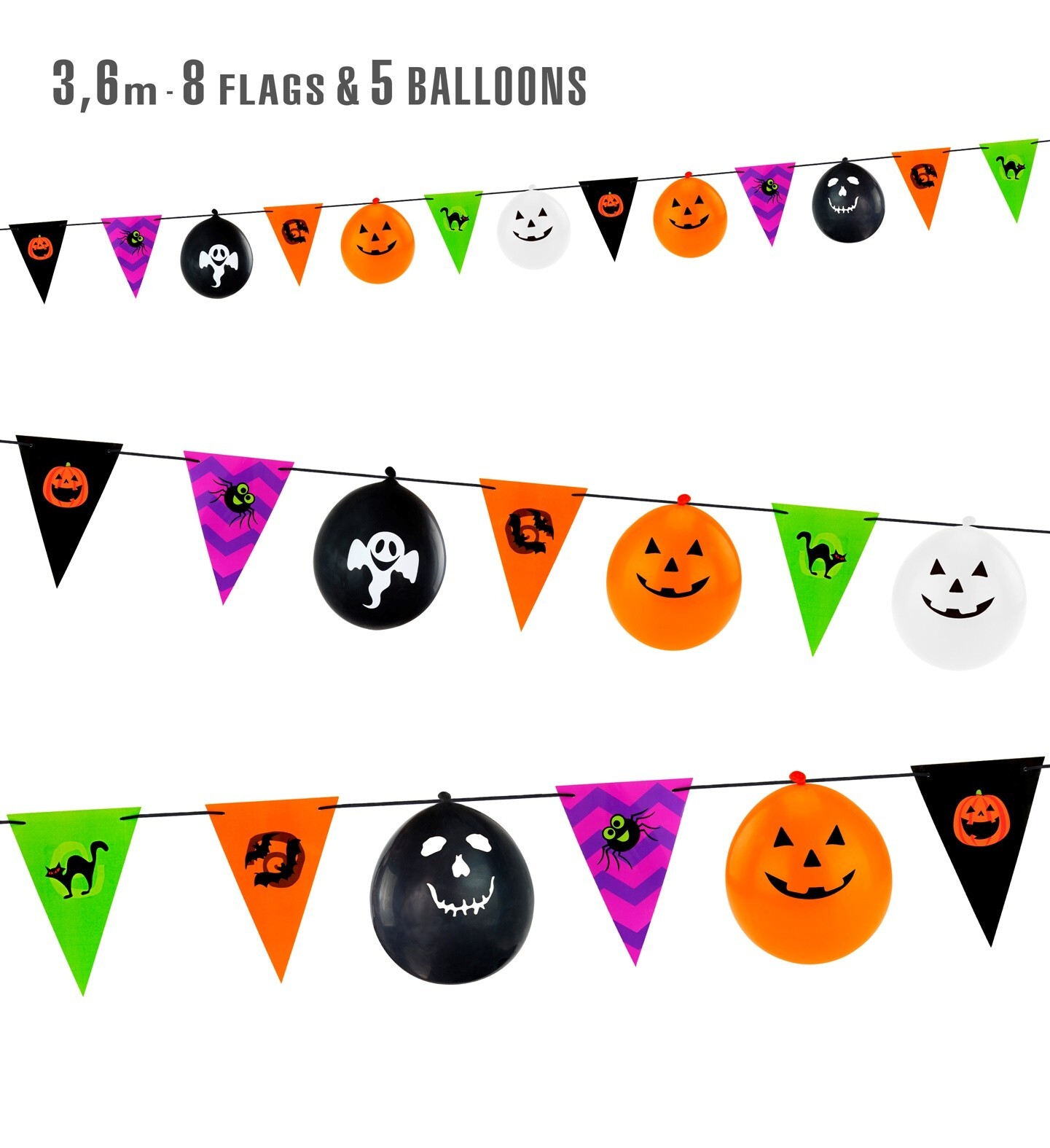 FESTONI E PALLONCINI HALLOWEEN