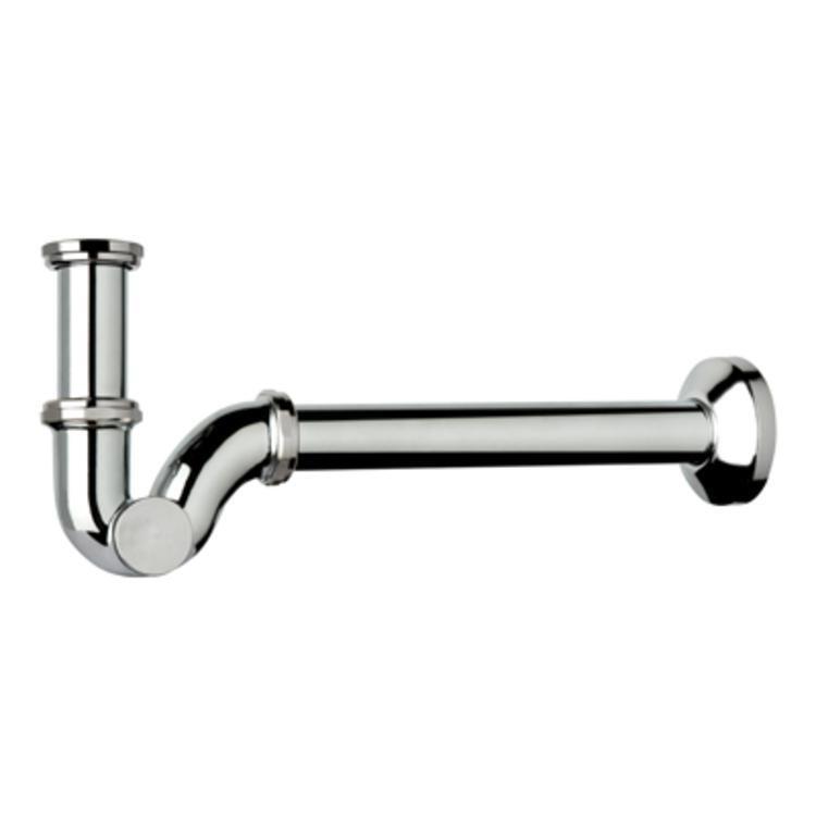 SIFONE S ESSE IN OTTONE CROMATO 1" X 26 X BAGNO LAVABO BIDET MADE IN ITALY