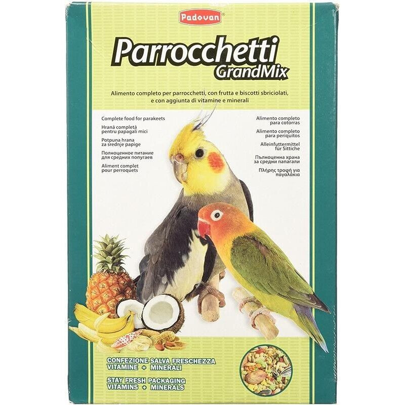 PADOVAN GRANDMIX MANGIME PER PARROCCHETTI 850GR