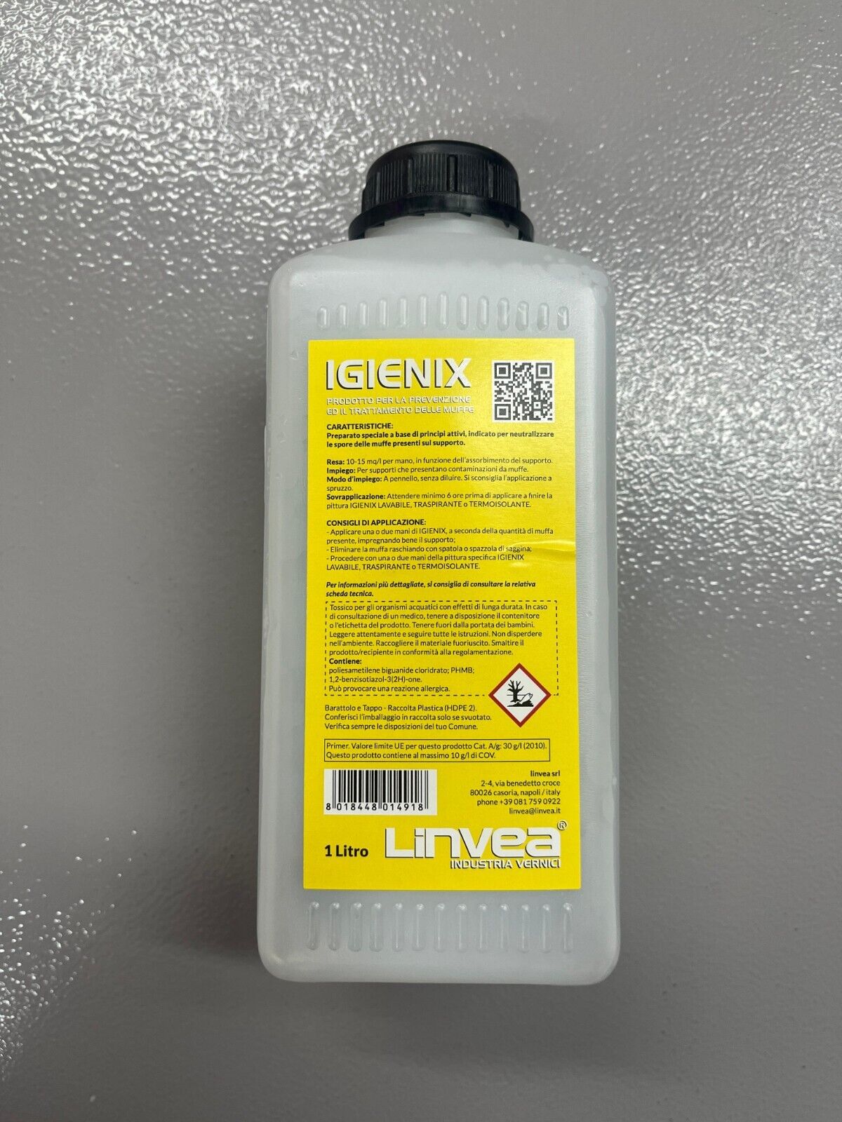 Igienix Linvea  1lt- Trattamento Antimuffa Professionale