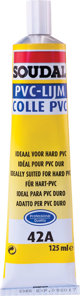 42a - colla per tubi rigidi in pvc 125ml