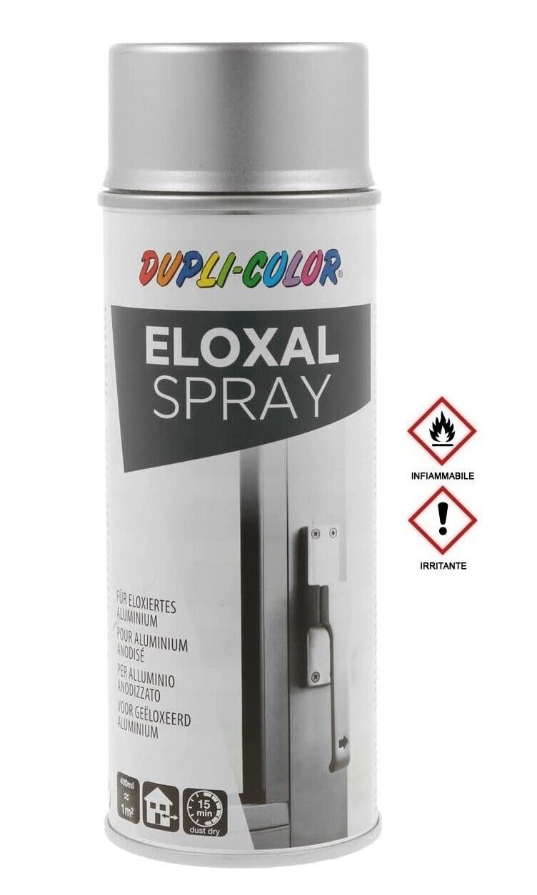 ELOXAL SPRAY BRONZO SCURO X ALLUMINIO ANODIZZATO BOMBOLETTA 400ml DUPLI COLOR