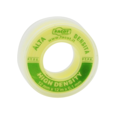 NASTRO P.T.F.E TEFLON ORO H 12 mm x 12 m FACOT