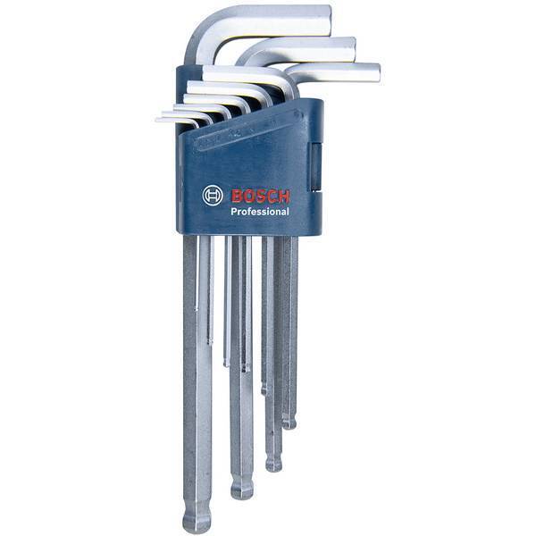 BOSCH PROFESSIONAL ALLEN KEY HEX 9 PCS KIT DI BRUGOLE ESAGONALI
