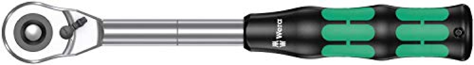 8006 C Cricchetto Zyklop Hybrid con levetta di inversione con attacco da 1/2", 1
