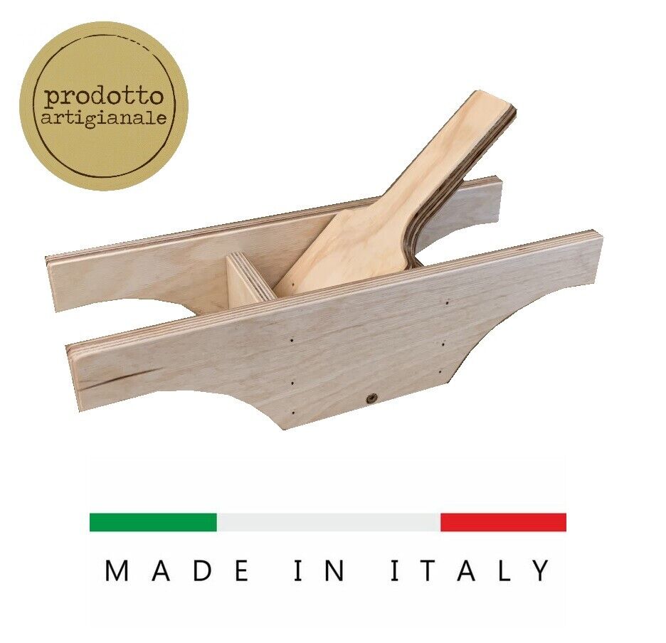 SCHIACCIA OLIVE SCHIACCIAOLIVE MANUALE IN LEGNO DI BETULLA MADE IN ITALY
