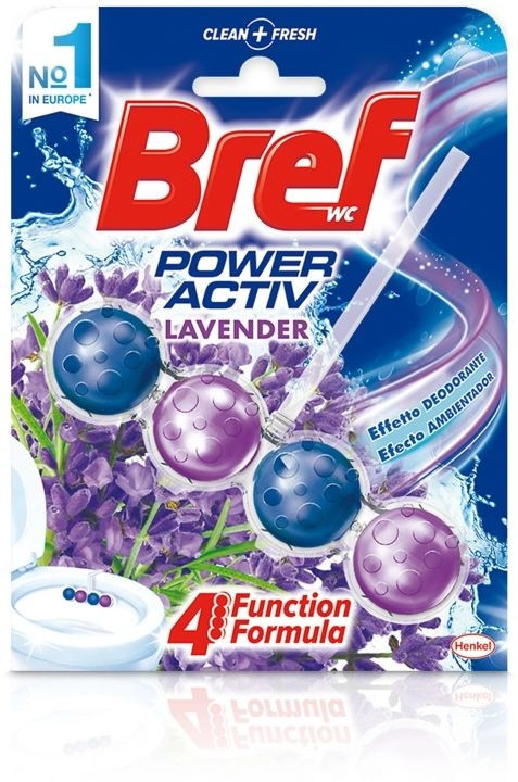 54684 BREF WC POWER ACTIVE PALLINE 50GR ALLA LAVANDA