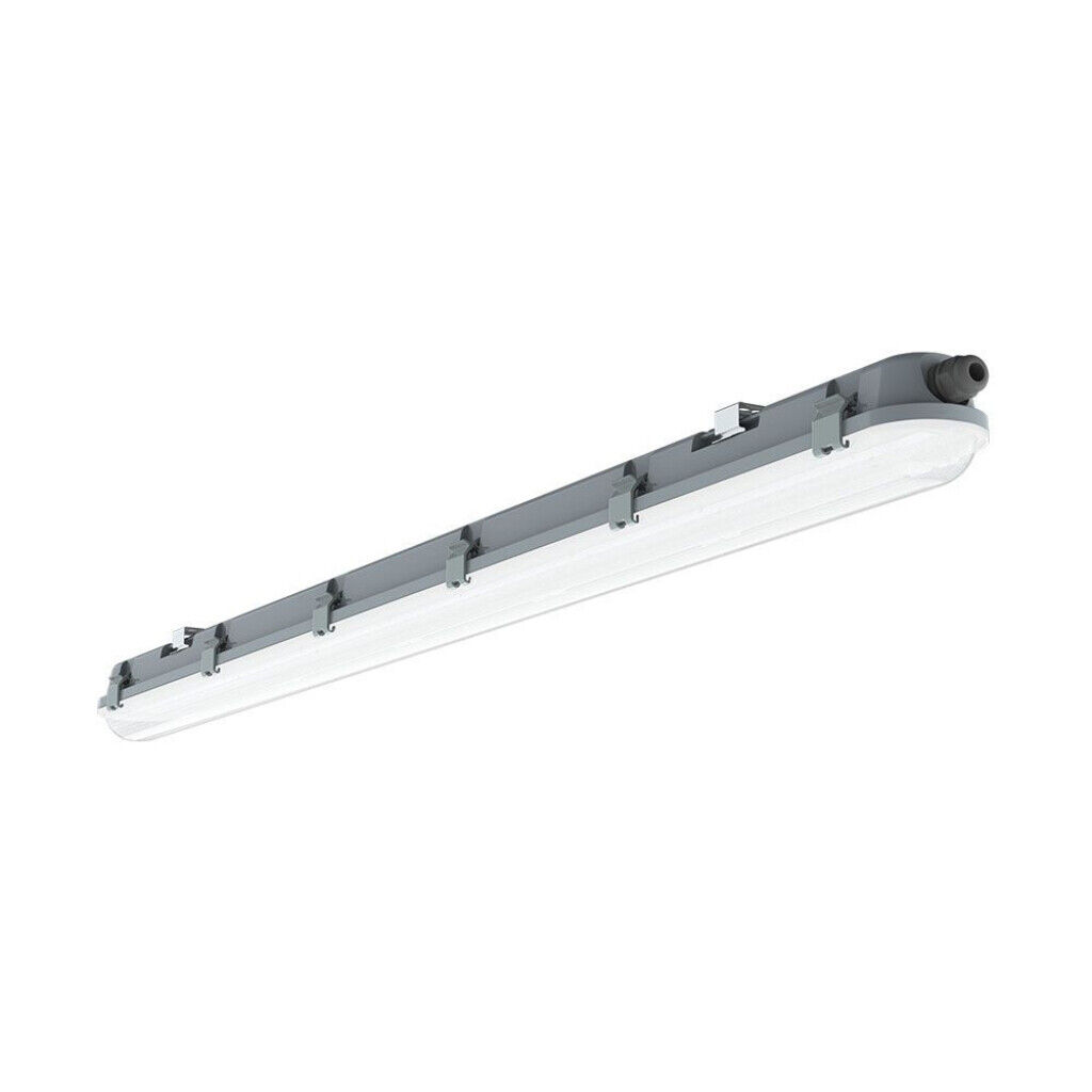 1 pz 18W LED Wp Lamp Fitting 60cm with Samsung Chip Milky Cover 4000K