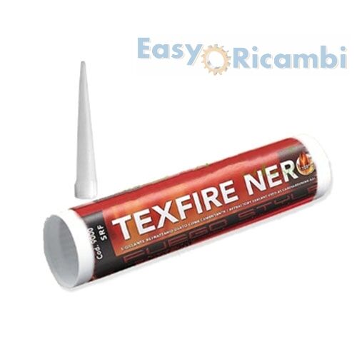 TEXFIRE SIGILLANTE REFRATTARIO NERO ALTE TEMPERATURE 1100°C 500g