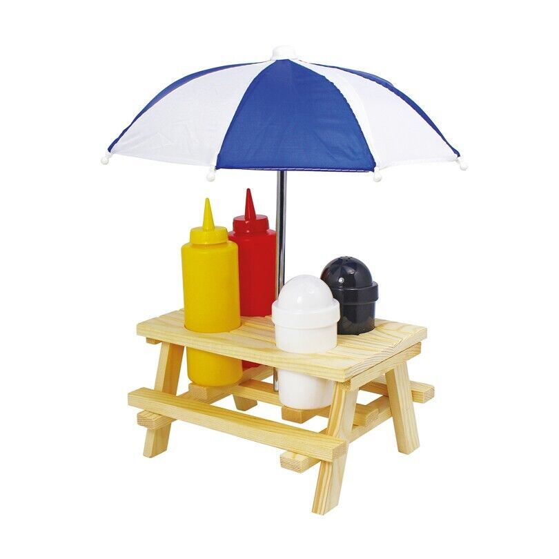MENAGERE  A 5 PZ "BBQ - Picnic" cm 28x28x32       PROMO