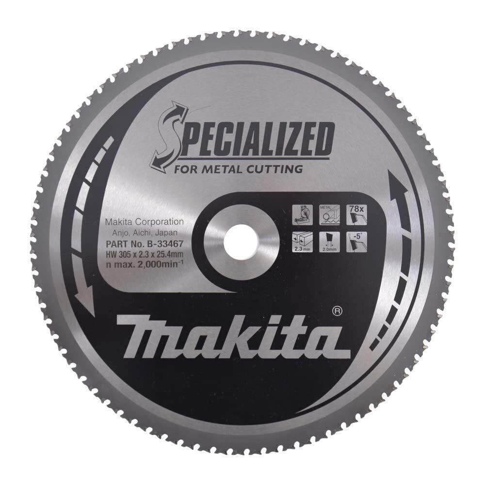 Makita B-33467 Lama Sega Circolare Specialized 305 x 254 mm 78 T Metallo (Z1r)