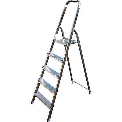 Scala libretto domina sicos alluminio/acciaio gradini 6 h.cm 132 Sicos