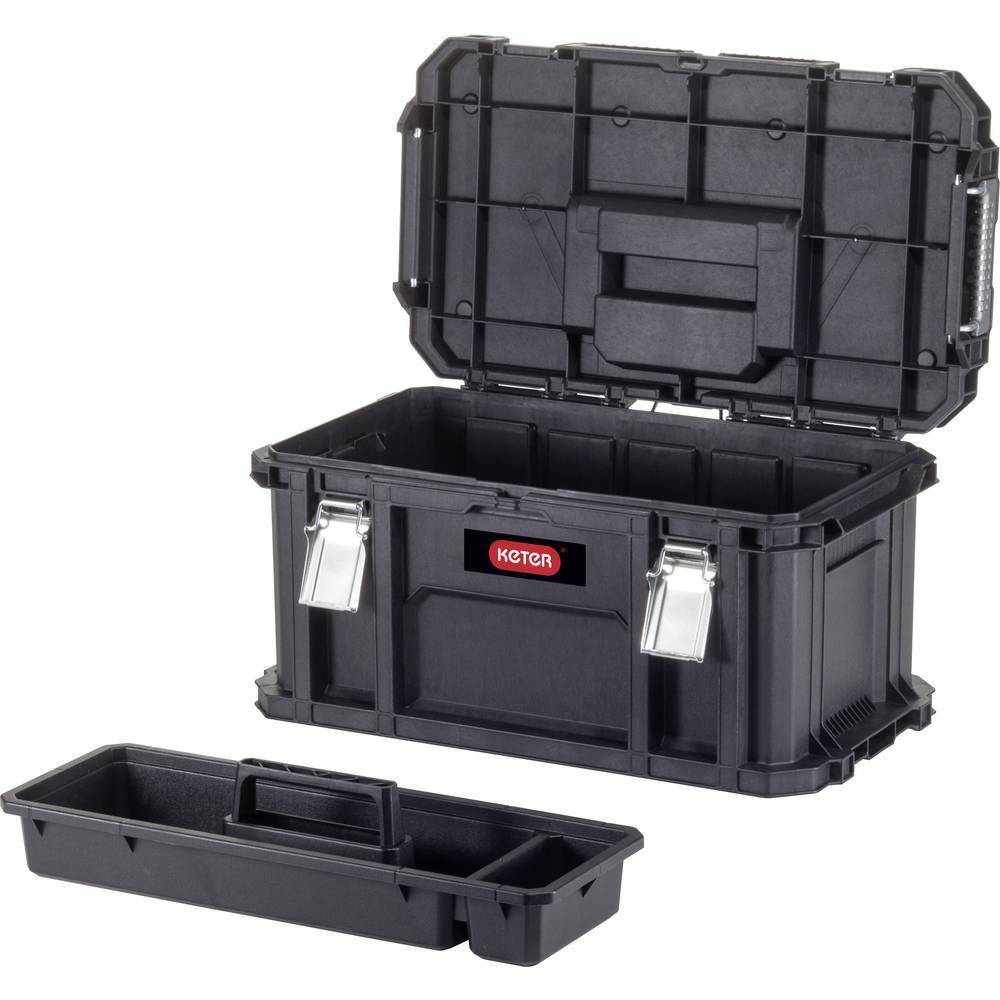 KETER 239995 Connect Cassetta porta utensili senza contenuto Nero