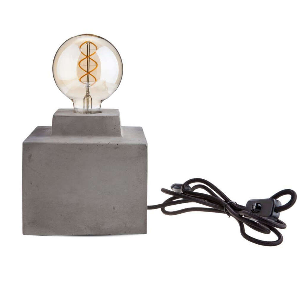 1 pz Concrete Table Lamp D:160mm