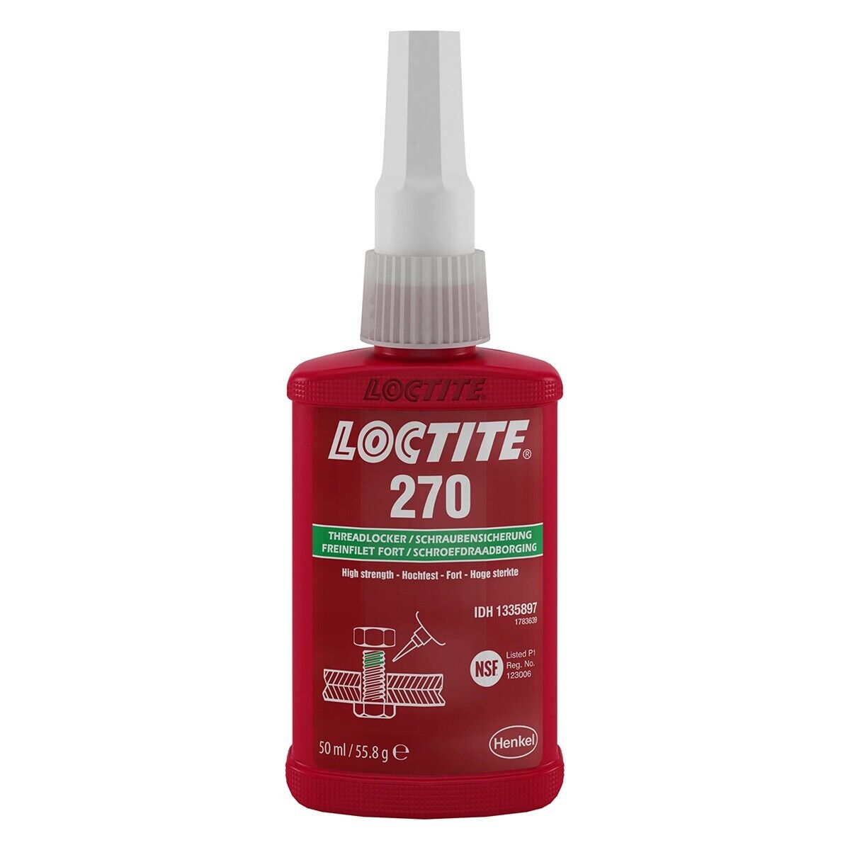 LOCTITE 270 FRENAFILETTI 50 ML ALTA RESISTENZA BLOCCA SIGILLA VITI BULLONI