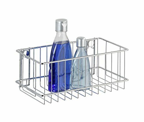 Wenko 21430100 Mensola grande Classic - Befestigen ohne bohren, Acciaio, 24 x 10