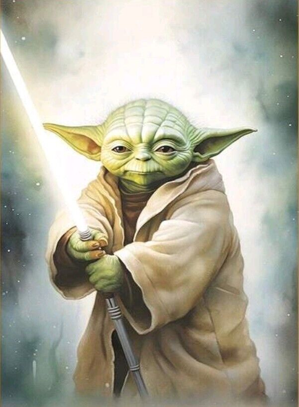 Star Wars - Yoda - Film Movie Kino Plakat Poster Druck 50x70 Cm