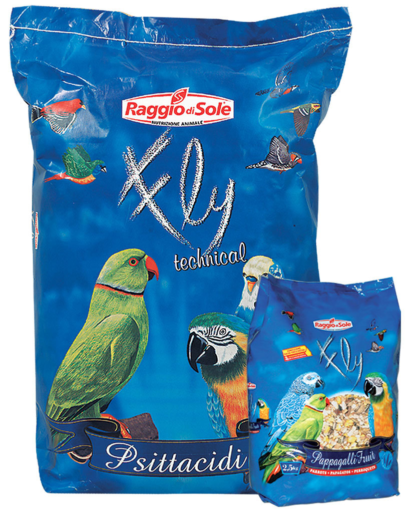 FLY RAGGIO DI SOLE PAPPAGALLI FRUIT 15 KG ALIMENTO PAPPAGALLI