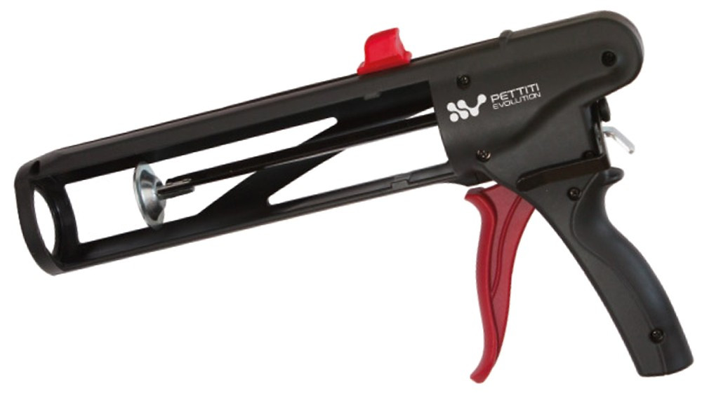 Pistola professionale senza stelo di spinta per adesivo, sigillante,silicone e c