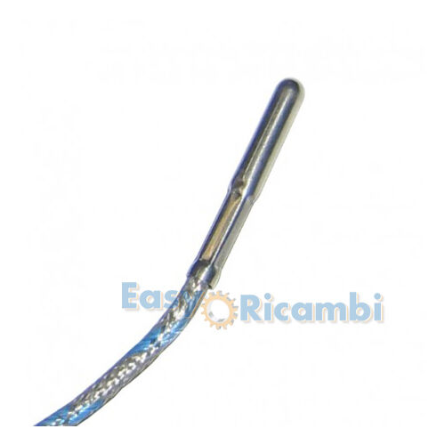 TERMOCOPPIA SONDA FUMI SERIE J 88cm VETROTEX STUFE A PELLET CAPSULA 4x35mm
