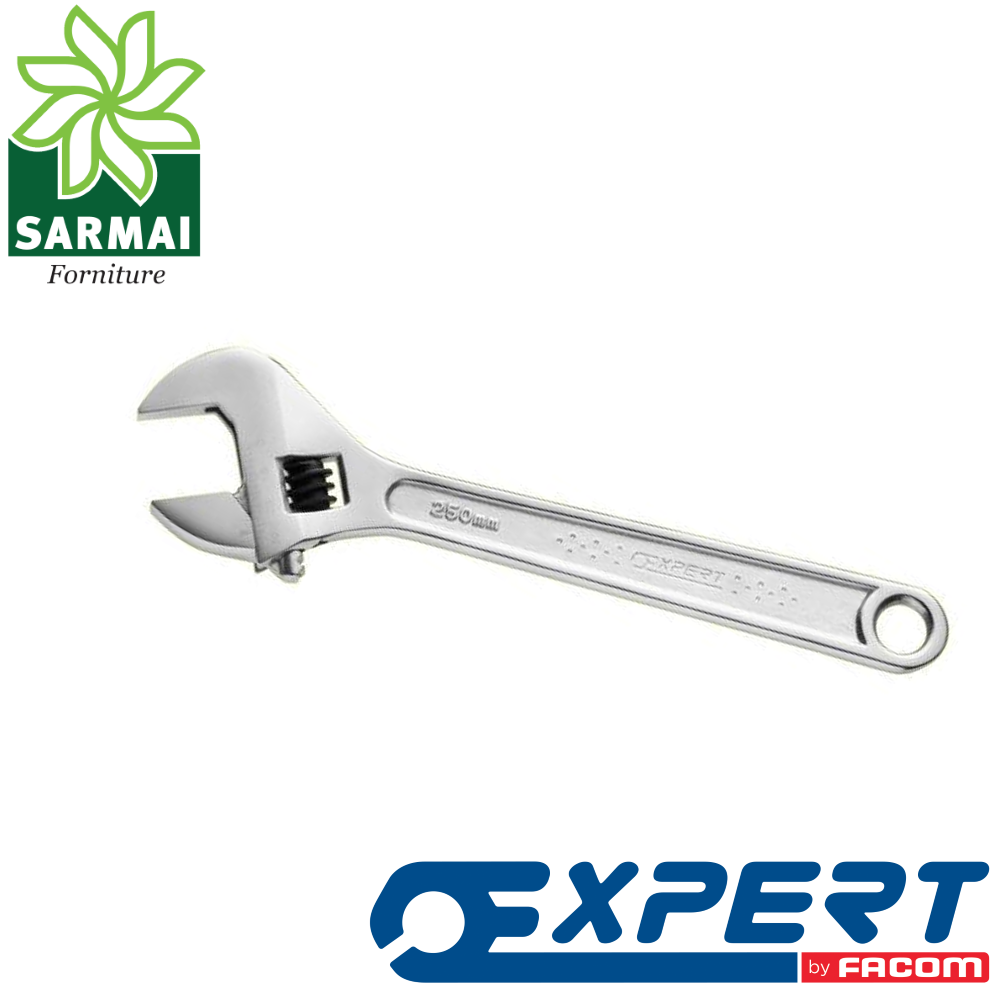 EXPERT E187470 CHIAVE A RULLINO REGOLABILE INCLINATA 15° BECCHI SOTTILI 250 mm