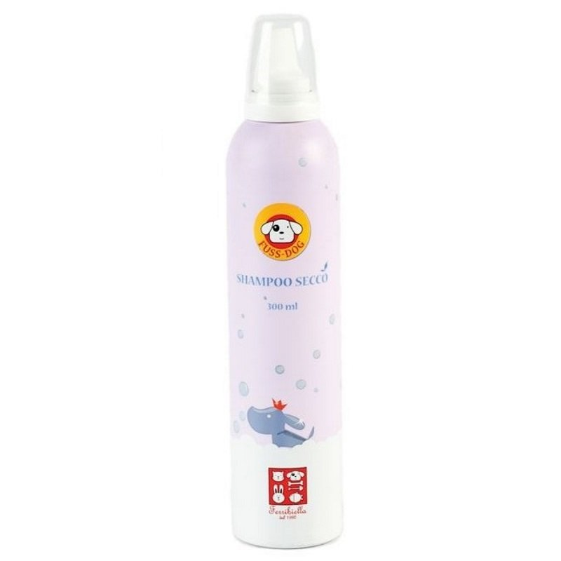 Shampoo a secco per animali domestici spuma da 300 ml Ferribiella