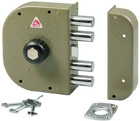 SERRATURA CR DA APPLICARE ART.3050 CON SCROCCO DX   60 MM