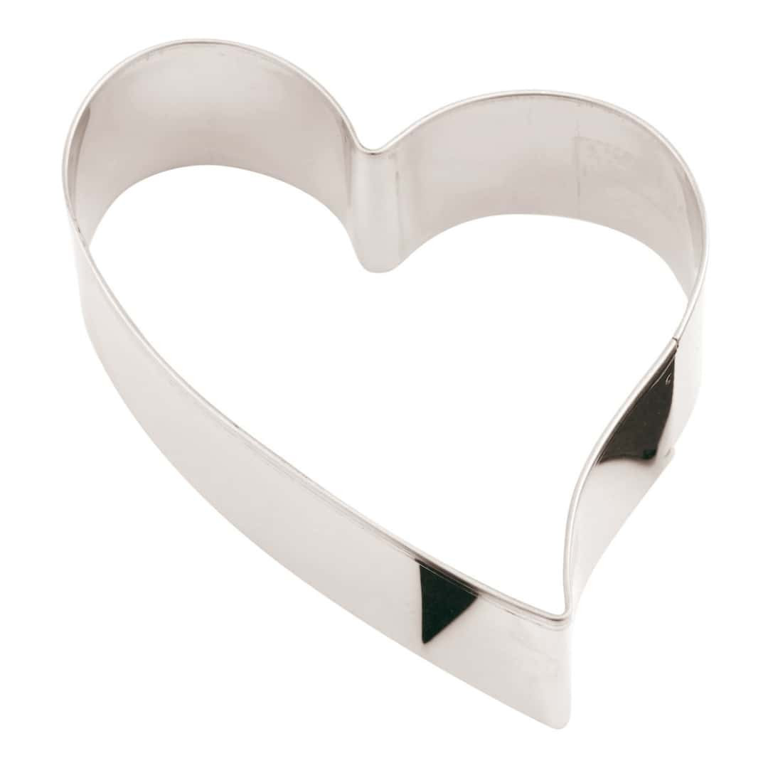 Tagliapasta e Biscotti Forma Cuore Acciaio Inox 8x9 cm Paderno
