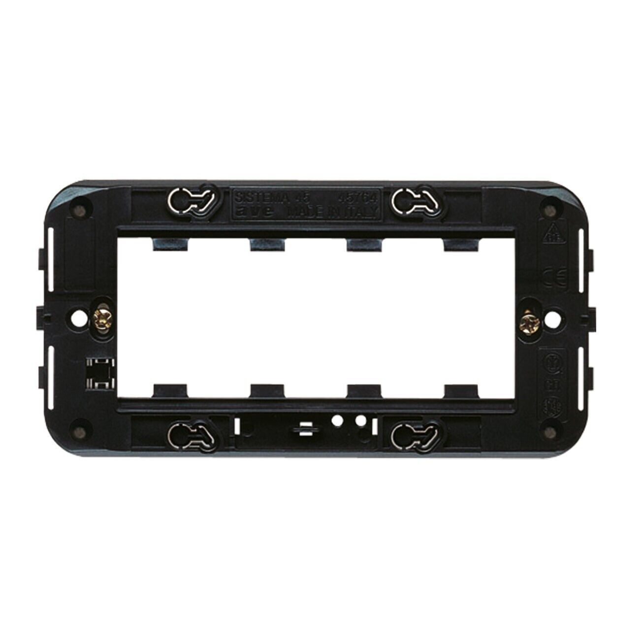AVE 45764 ARMTURA S45 4 MODULI PER SCATOLA RETTANGOLARE