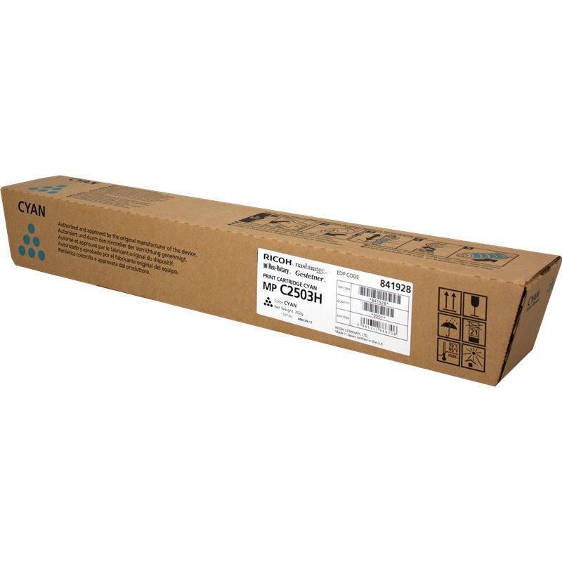 ORIGINALE RICOH MPC2503H CIANO 841928 PER RICOH AFICIO MP C2003,MP C2004SP,MP C2