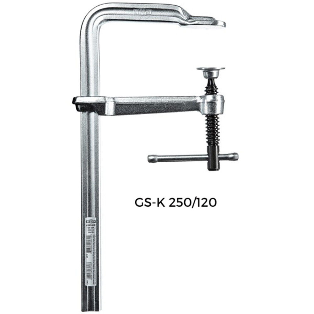Strettoio a vite in acciaio CLASSIX GS 25K 250/120 Bessey