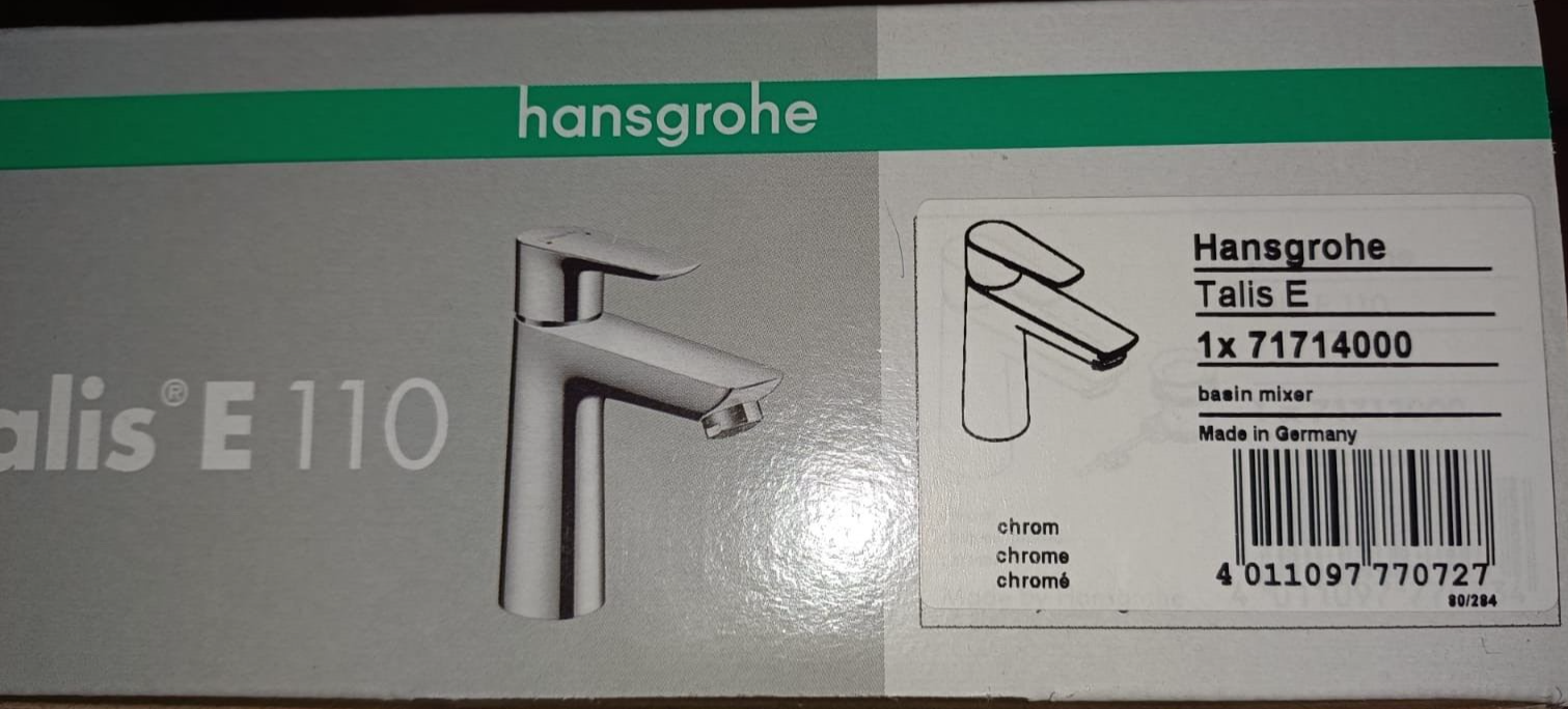 MISCELATORE PER LAVABO MONOCOMANDO HANSGROHE TALIS E 110  71714000 CROMATO